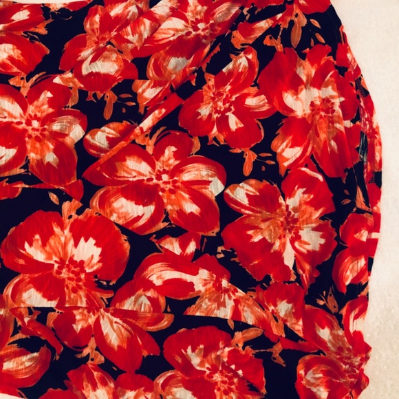 INC. International Concept Nostalgia Floral Fit and Flare Cami Size L - Picture 7 of 11